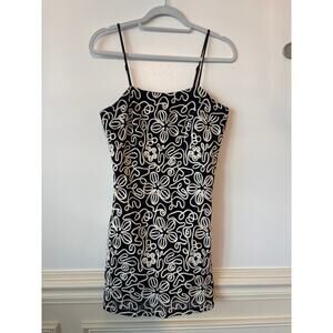 VICI Janella Floral Rope Embroidered Mini Dress Medium